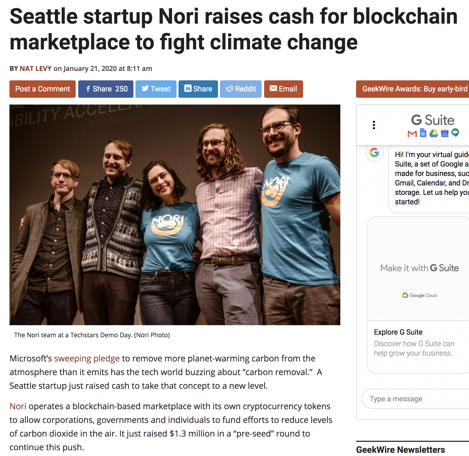 Nori funding announcement – Fulcrum Ventures